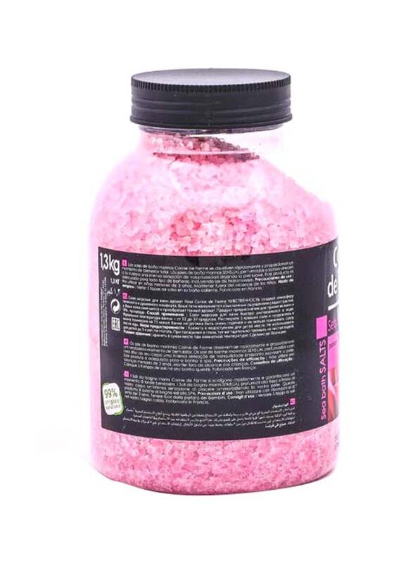 Corine De Farme Rose Sea Bath Salt, Pink, 1.3Kg