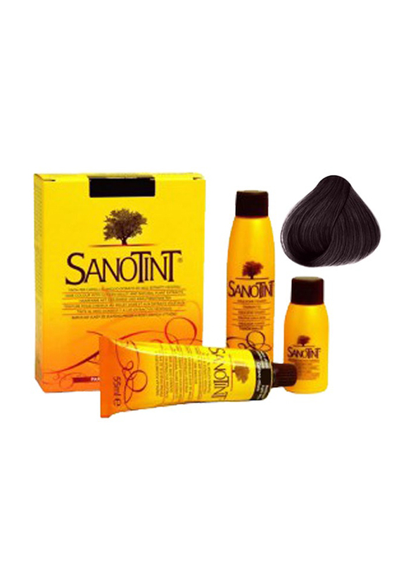 Sanotint Classic Italian Natural Permanent Hair Dye, 125ml, 02 Black Brown