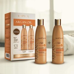 Kativa Organic Argan Oil Shampoo & Conditioner Set, 2 Pieces