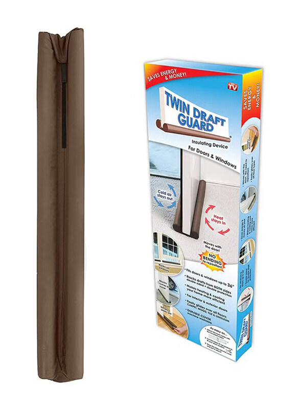 

Generic Twin Draft Door Guard, Brown