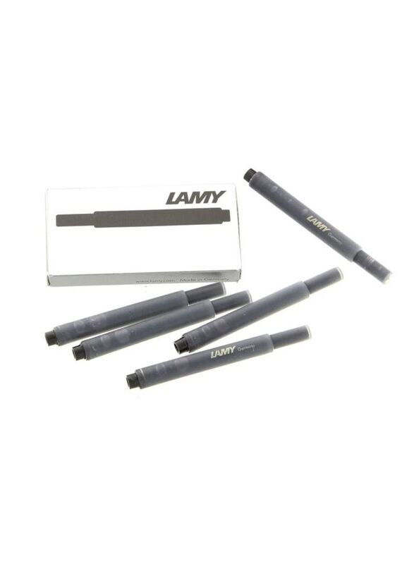 Lamy 5-Piece Fountain Pen Ink Cartridges, Black