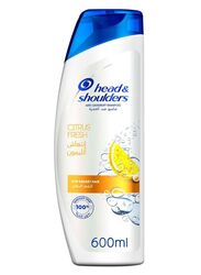 Head & Shoulders Citrus Fresh Anti-Dandruff Shampoo for Oily Hair, 600ml