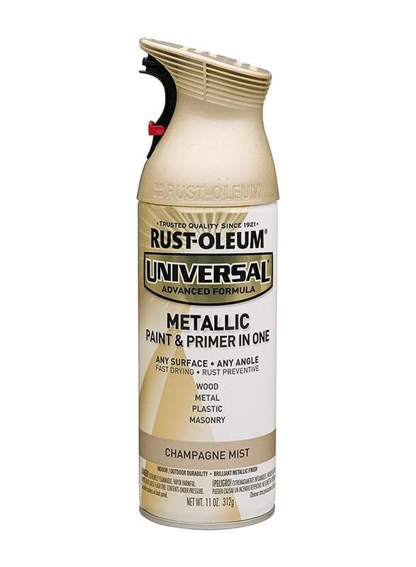 Rust-Oleum Universal Metallic Paint Spray, 312gm, Champagne Mist