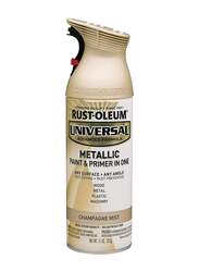 Rust-Oleum Universal Metallic Paint Spray, 312gm, Champagne Mist