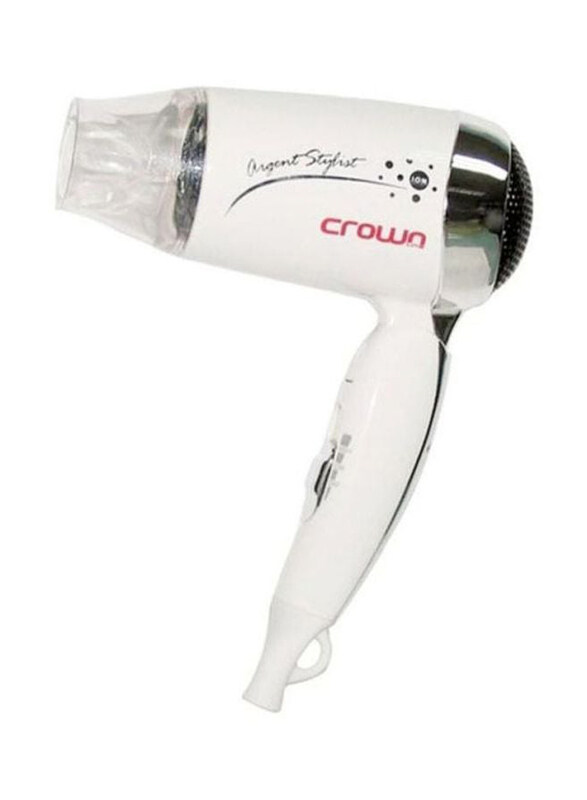 

Crownline Urgent Stylist Hair Dryer, White