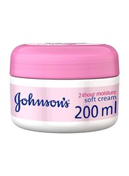 Johnson's 24 hour Moisture Soft Cream, 200ml