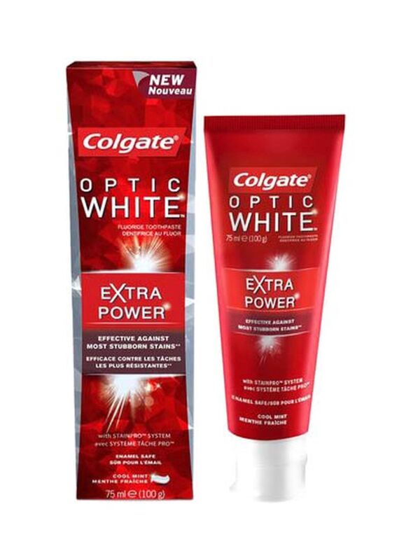 Colgate Optic White Extra Power Toothpaste, 75ml