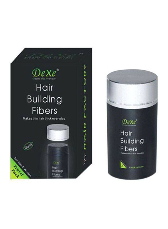 

Dexe Hair Building Black Fibers Powder for All Hair Types, 22gm