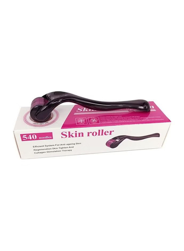 Microneedle Dermaroller, Black/Purple