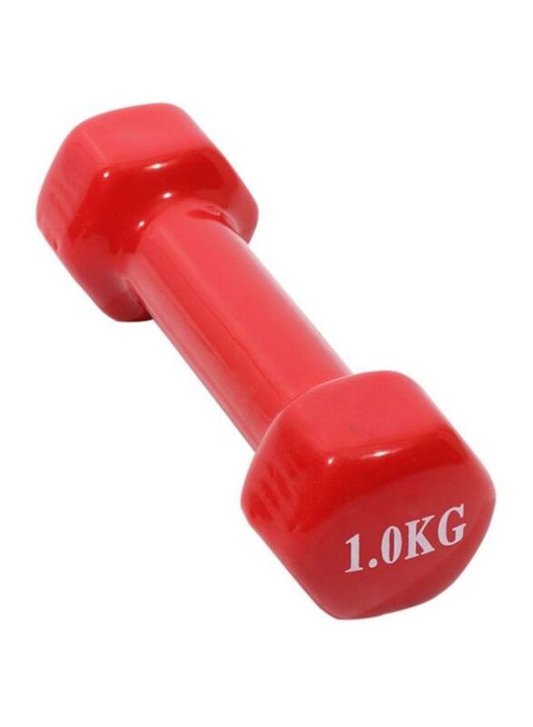 Bodyline Weight Lifting Dumbbells, 1Kg, Red