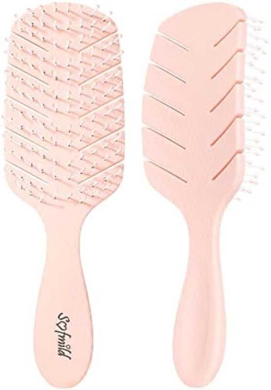 Onetech Magic Hair Brush Pink Blue Black 1 Pc