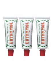 Euthymol Original Toothpaste, 75ml, 3 Pieces