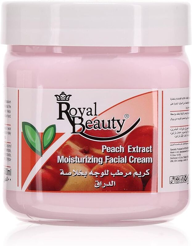 Royal Beauty Peach Moisturizing Face Cream 500 Ml