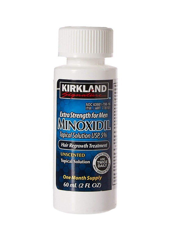 Kirkland Signature Minoxidil Extra Strength Hair Regrowth Treatment for All Hair Types, 60ml