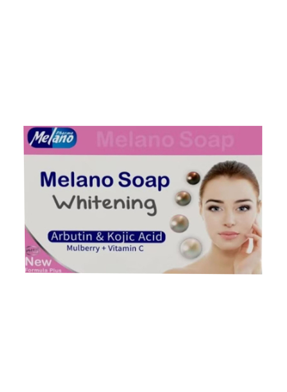 

Melano Whitening Soap With Arbutin and Kojic Acid Mulberry Vitamin C, 100gm