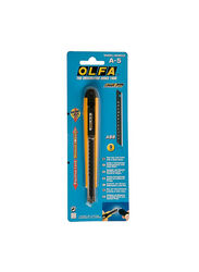 Olfa One Way Lock Standard Cutter, 10mm, Multicolour