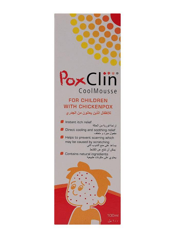 Poxclin Cool Mousse Solution, 100ml