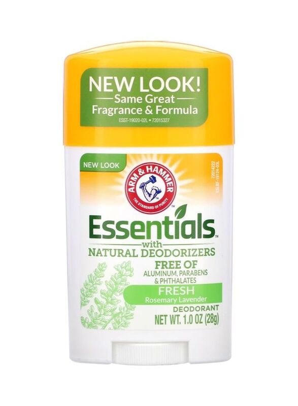 Arm & Hammer Essentials Natural Fresh Deodorant, 28gm