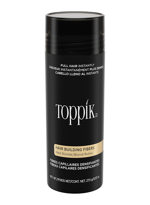 

Toppik Hair Building Fibers for All Hair Types, 27.5gm, Medium Blonde