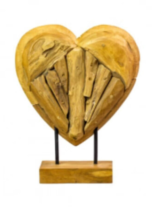 

Generic Heart Shape Decorative Stand, Natural