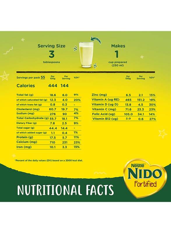 Nestle Nido Fortified Milk Powder, 1800g