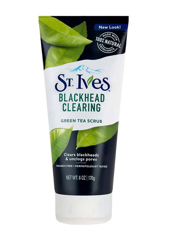 ST. Ives Green Tea Blackhead Clearing Scrub, 170gm