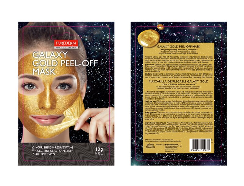 Pritty Galaxy Peel Off Mask Gold 10 G