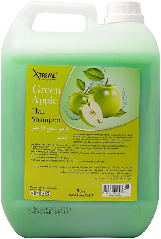 Xtreme Collection Green Apple Shampoo 5Ltr