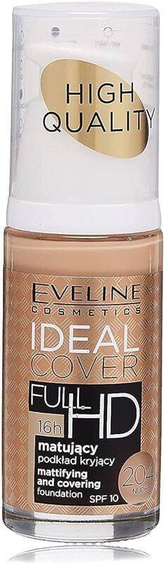 

Generic Eveline Cosmetics Ideal Cover Full HD Foundation SPF10 No.204 Nude