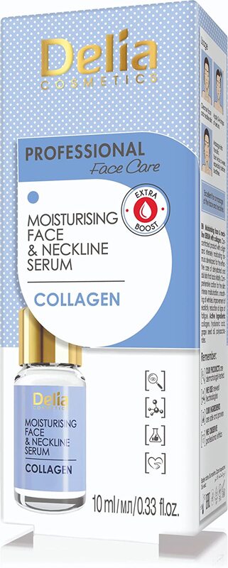 Delia Collagen Face & Neckline Serum, 10ml