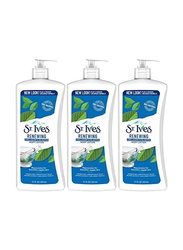 St. Ives Renewing Collagen And Elastin Body Lotion Set, 3 x 621ml