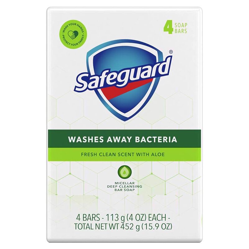 Safeguard Micellar Deep Cleansing Bar Soap, 16oz