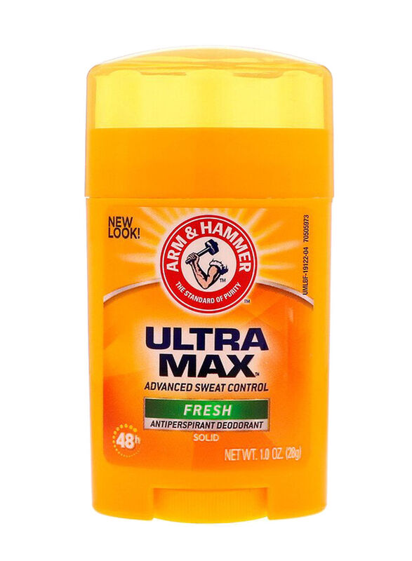 Arm & Hammer Ultramax Antiperspirant Solid Deodorant, 28gm