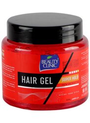 Beauty Clinic Super Hold Hair Gel Clear, 500ml