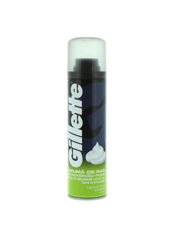 Gillette Lemon Lime Shaving Foam, 200ml