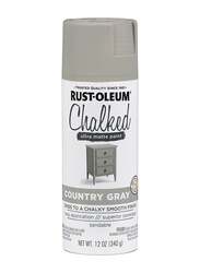 Rust-Oleum Chalked Ultra Matte Paint Spray, 340gm, Country Gray