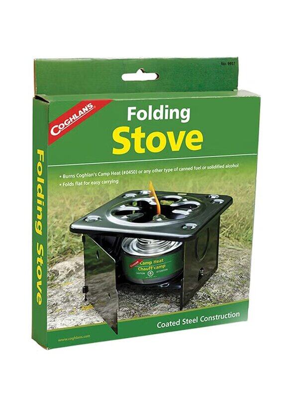 

Coghlans Folding Camp Stove, 16.5cm, Black
