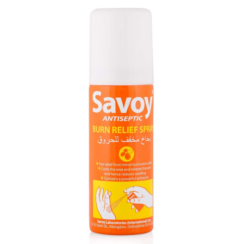 SAVOY ANTISEPTIC BURN RELIEF SPRAY 50 ML