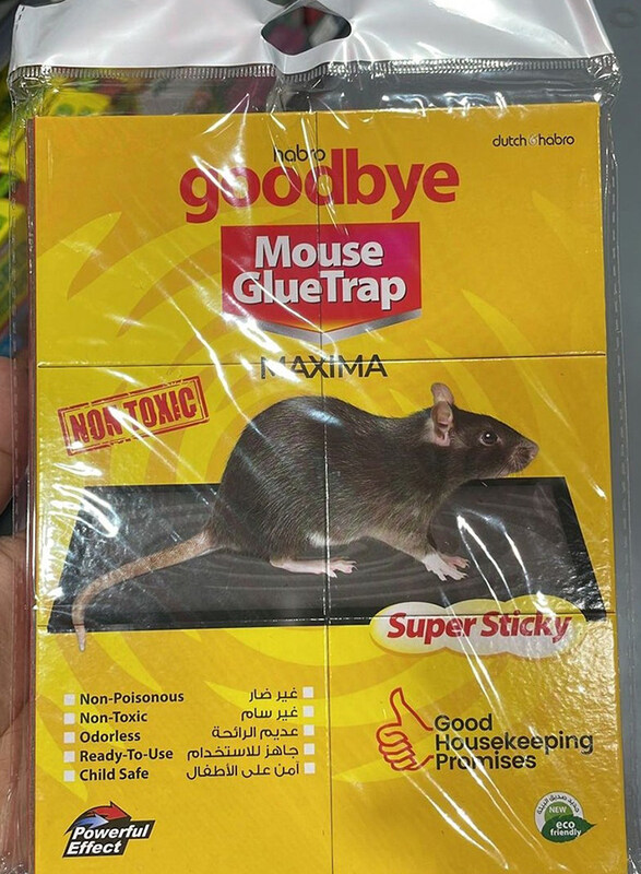 

Habro Goodbye Maxima Mouse Glue Trap, Multicolour