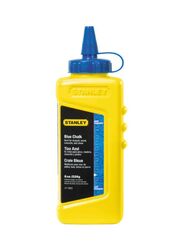 Stanley 113g Chalk Line Refill, Blue/Yellow