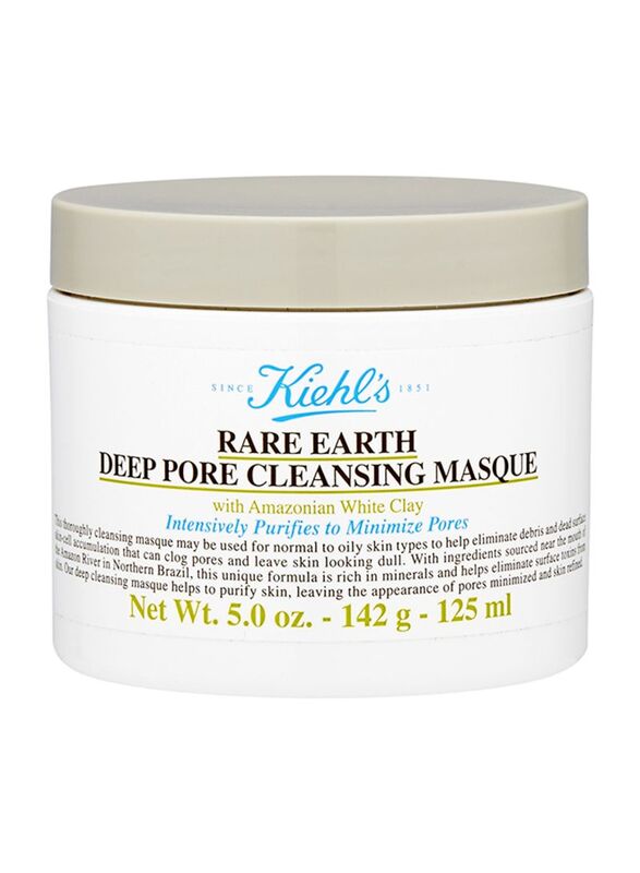 Kiehl'S Rare Earth Deep Pore Cleansing Mask, 125ml