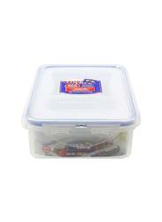 Lock & Lock Plastic Food Container, 800ml, White