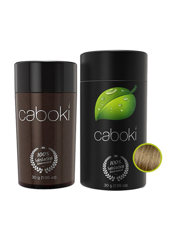 

Caboki Green Leaf Hair Fibres for All Hair Types, 30gm, Light Brown