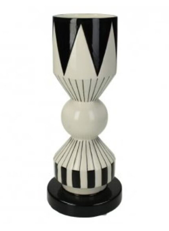 

Generic Graphic Fine Earthenware Vase, Black/White