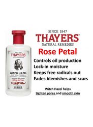 Thayers Witch Hazel Aloe Vera Rose Petal Toner, 12oz