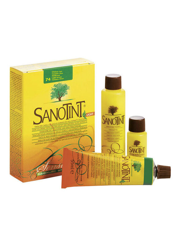 Sanotint Classic Italian Natural Permanent Hair Dye, 125ml, 74 Light Brown