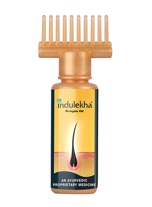 

Indulekha Selfie Comb Dispenses Bringha Oil for All Hair Types, 100ml