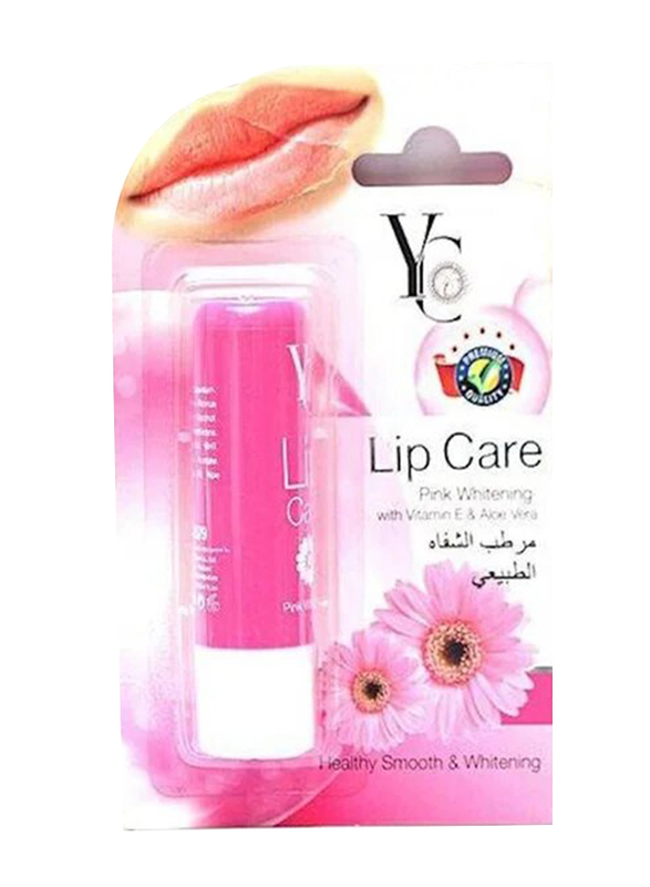 Yong Chin Lip Care Pink Whitening with Vitamin E & Aloe Vera