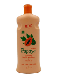 RDL Papaya Extract Whitening Hand & Body Lotion, 600ml