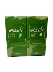 Mengsiqi Green Tea Purifying Clay Mask Stick, 2 x 40g